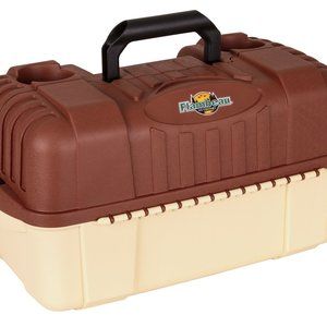 Flambeau Outdoors, 7 Tray Hip Roof Tackle Box, 20 inches long, Plastic, Beige